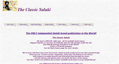Desktop Screenshot of classicsaluki.com